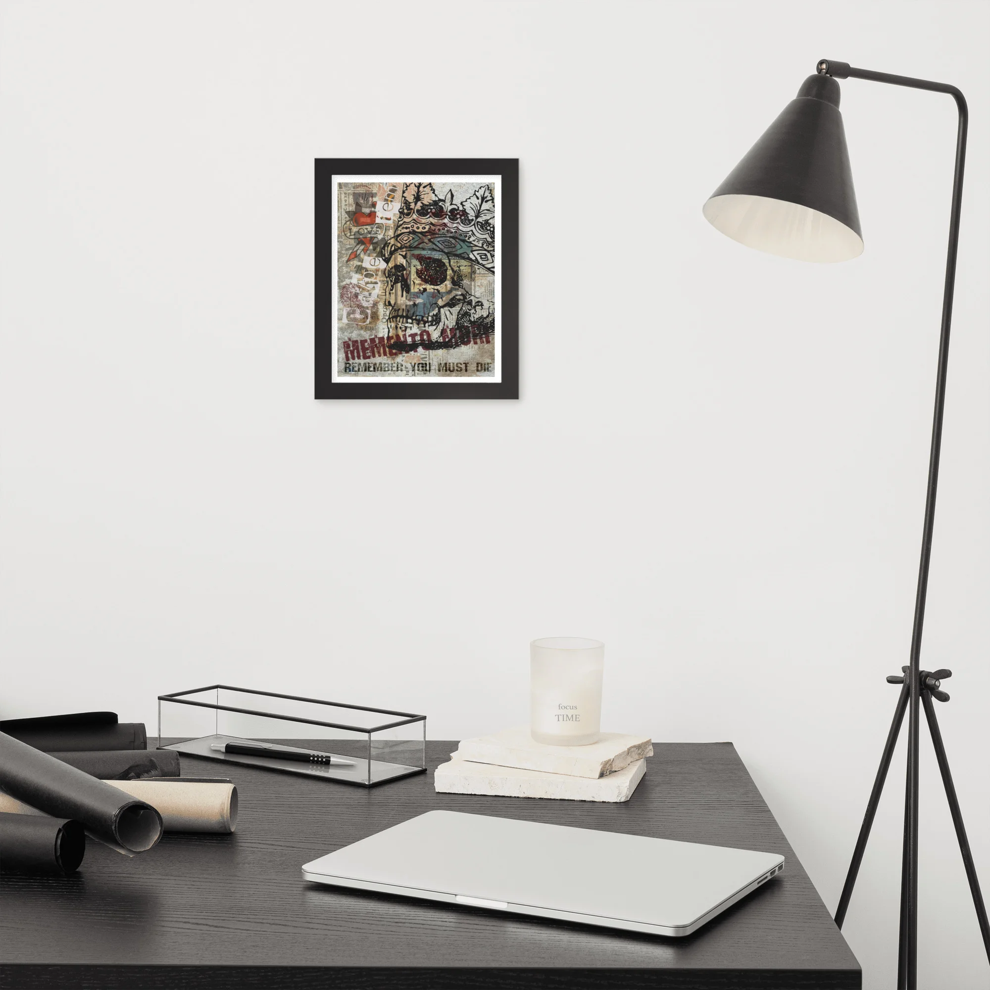 Memento Mori. Framed poster